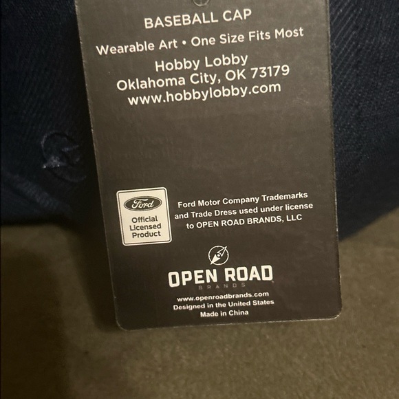 FORD TRUCKS Officially Licensed Blue Adjustable Hat New With Tags - Picture 6 of 8
